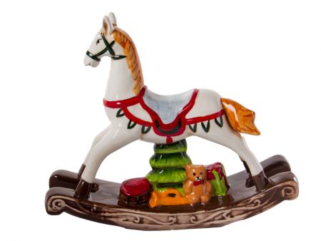 Лошадь Рождественская 19,5 см