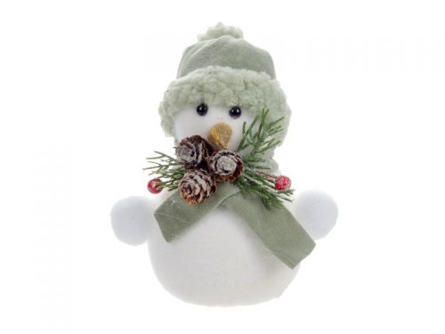 Фигурка Снеговик 20х14х12 см (пластик)