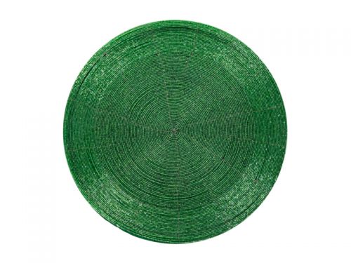 Плейсмат бисер 35см зеленый