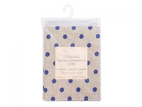 Скатерть водоотталкивающая "Max punto azul" 140х180см