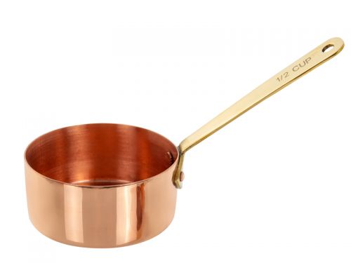 Набор мерных ложек 4 шт медь (30мл., 60 мл., 90 мл., 180 мл.)