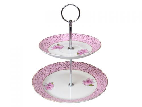 Блюдо двухярусное 16см 21см