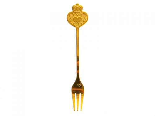 Менажница 5-ти секционная с вилочками на металлической подставке 33см