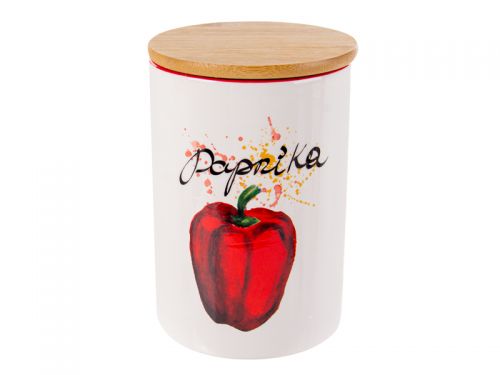 Набор банок для сипучих продуктов из 3-х шт "Hot vegetables" 1000мл 10x15см