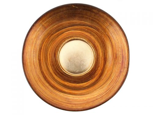 Тарелка круглая "Мареа" 16 см, золото