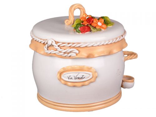 Банка для сыпучих продуктов с ложкой 23см