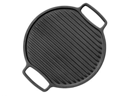 Плато двустороннее круглое гриль 320 мм brizoll