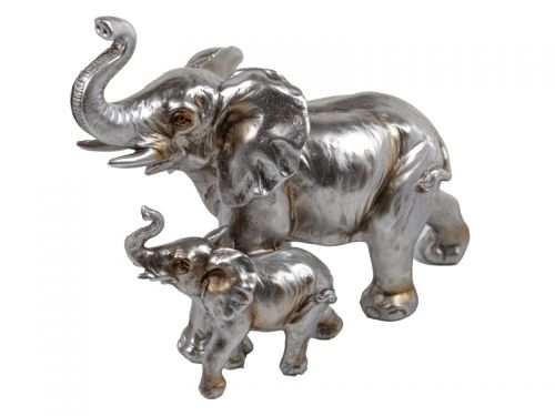 Фигурка декоративная "Пара слонов" 25,5х12,5х21 см