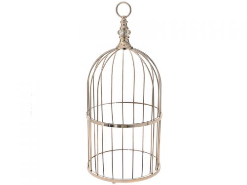 Металлическая декоративная клетка 25x55см