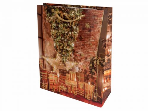 Подарочный пакет 26х32х10 см (бумага)