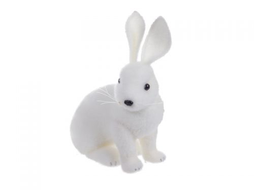 Фигурка Зайчик 29 см белый (пластик)