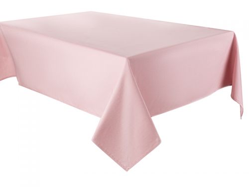 Скатерть 140x180см розовый однотонный