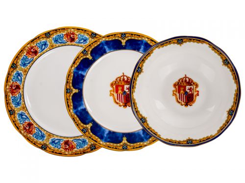 Набор посуды 3 пр(тарелка 25 см, тарелка 20 см, салатник 15 см)