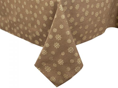 Скатерть тефлоновая " karen lurex teflon  taupe" 160х240см