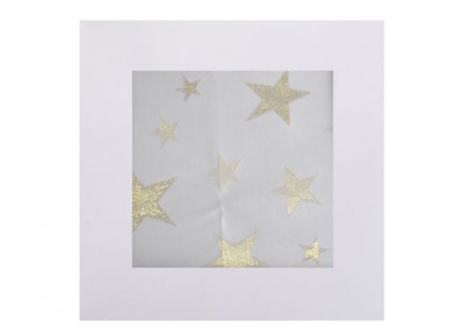 Скатерть с золотым люрексом "Звезды" 100х100см