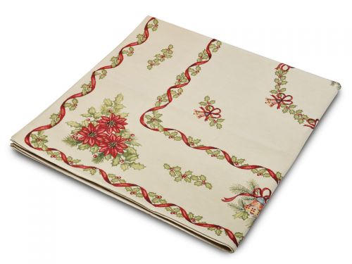 Скатерть гобеленовая новогодняя 137х280 см