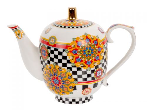 Чайный набор 13 предмета (Чайник 800 мл, 6 чашек  100 мл и 6 блюдец)