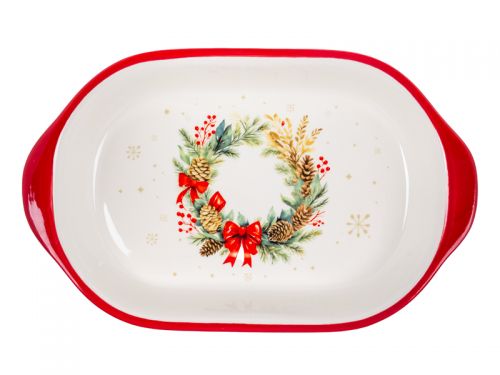 Блюдо для запекания "Рождественский Венок" 29 см