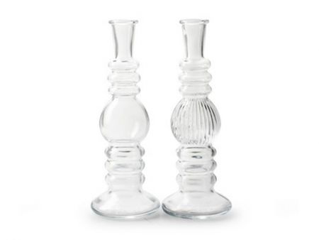 Набор из 2-х подсвечников  h23 d8,5 см