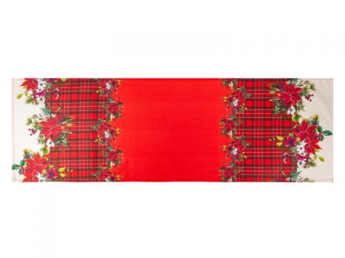 Раннер 45x140см красный