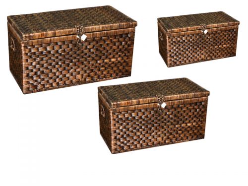 Набор корзин 3 предмета 83х44х44см 73х34х34см 63х24х24см