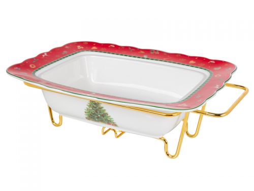 Мармит с крышкой "Christmas Delight" 31*23*13см