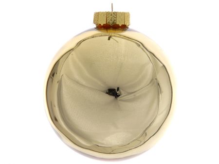 Набор из 6-ти елочных шаров 8см золото