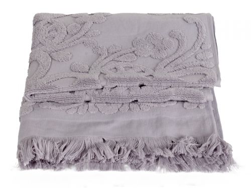 Полотенце arya 50x90см серый isabel soft