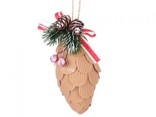 Набор елочных украшений 4шт 6х12см