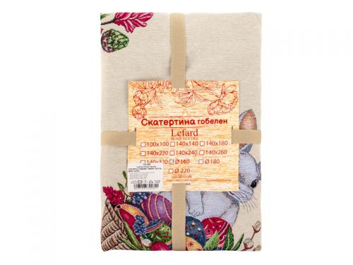 Скатерть гобелен "Peeps" круглая диам 140см