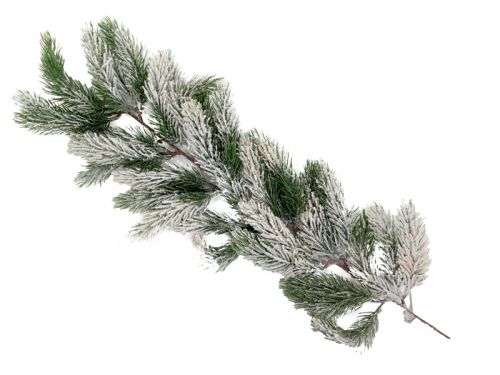 Ветка декоративная хвойная 63 см (пластик)