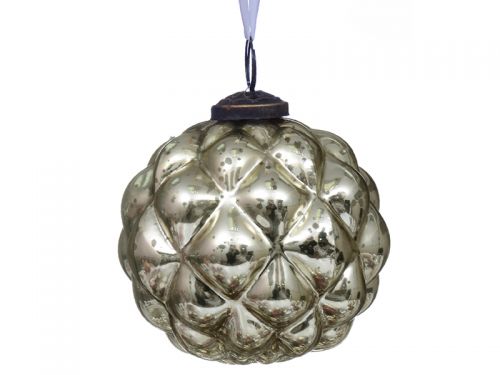 Елочная игрушка 10см золото