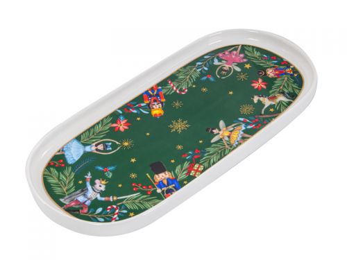 Блюдо "Green Christmas" 25 см