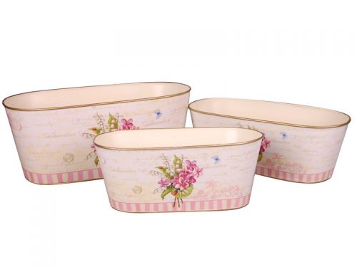Набор кашпо 3шт 11х13х15см