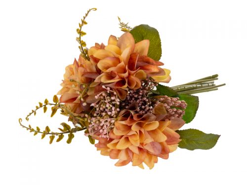 Букет хризантем и папоротника 26 см