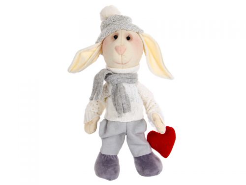 Мягкая игрушка зайчик 34 см