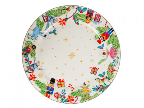 Набор тарелок "White Christmas" 6 шт 27 см