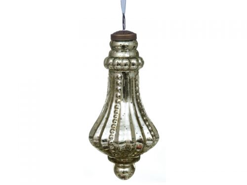 Елочная игрушка 15см золото