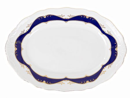Блюдо овальне чехія тм мz