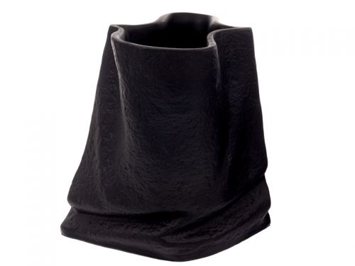 Ваза из пполистоун 36x27,5x36см черная