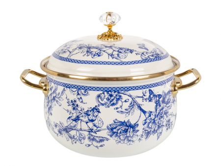 Кастрюля эмалированная 