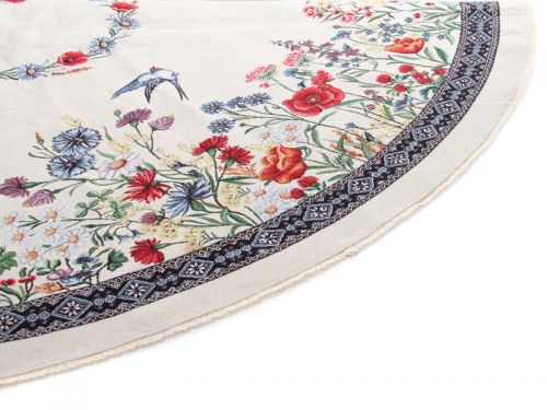 Скатерть гобелен "Chamomille" 140х140см круглая