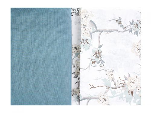 Комплект постельного белья Calandre ранфорс  200x220 + 4н.50x70 см