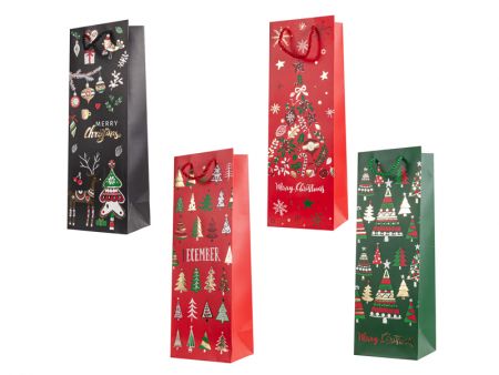 Подарочный пакет 12х35х9 см (бумага)