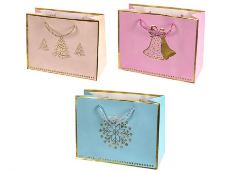 Подарочный пакет 23х17х10 см (бумага)