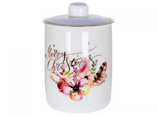 Банка для хранения продуктов "Рождественский олень" 15см
