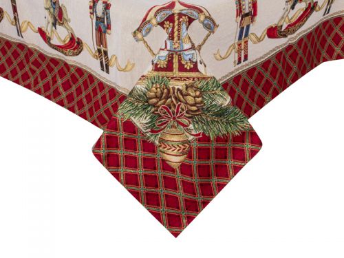 Скатерть гобелен "Щелкунчик" круг диам 140см