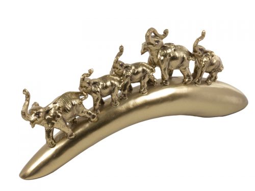 Фигурка декоративная "5 слонов" 42,1х6,5х18,3 см