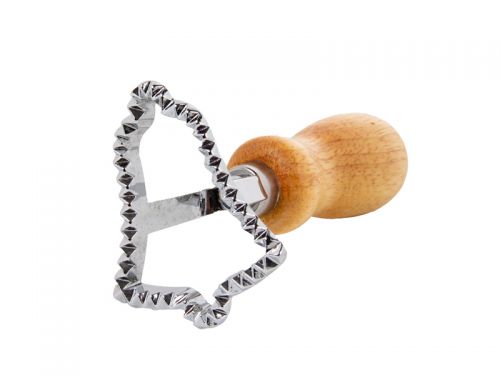 Штамп для печенья 10 см (цинковый сплав/дерево)