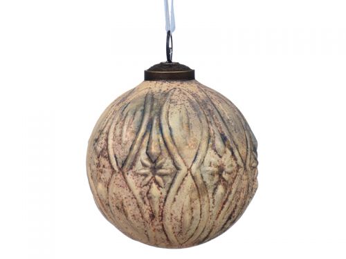 Елочная игрушка 10см розовое золото